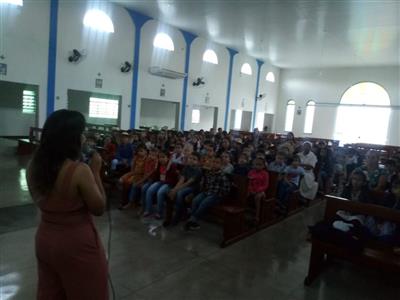 Foto da Notícia: Comissão de Direito Ambiental da subseção realiza palestra para alunos de escola municipal