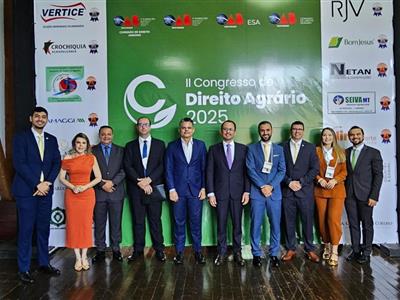 Notícia destaque: Na abertura do 2º Congresso de Direito Agrário, Santin exalta o conhecimento como principal forma de transformação social
