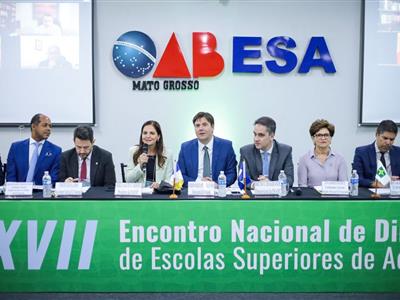 Notícia destaque: Em Cuiabá, encontro nacional da ESA debate interiorização da qualificação jurídica