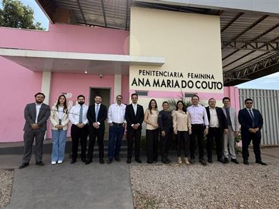 Notícia destaque: OAB-MT visita Penitenciária Feminina Ana Maria do Couto May para verificar estrutura destinada à advocacia
